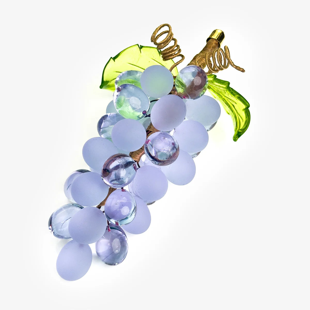 Murano Glass Grape Cluster, Large, Made in Italy