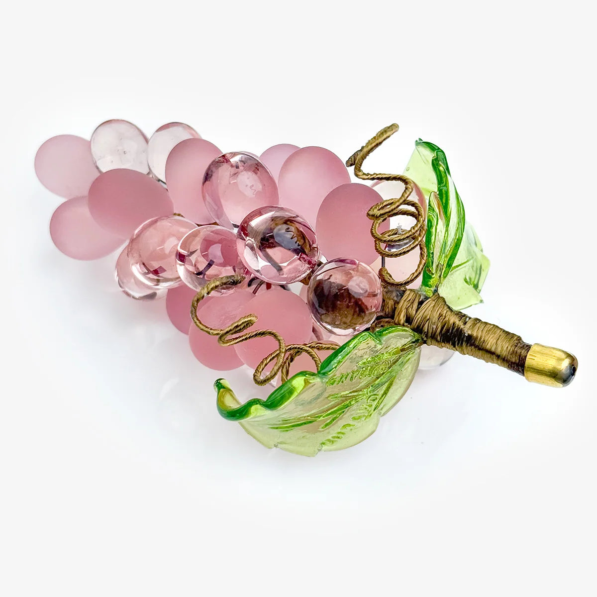 Murano Glass Grape Cluster, Large, Made in Italy