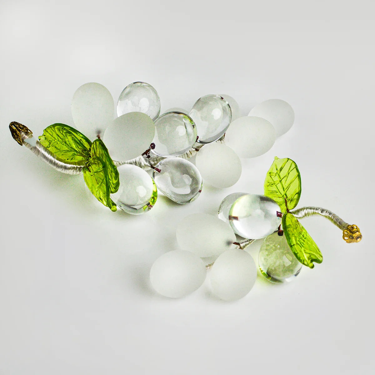 Murano Glass Solid Grape Cluster, Small, Multiple Colors, Made in Italy