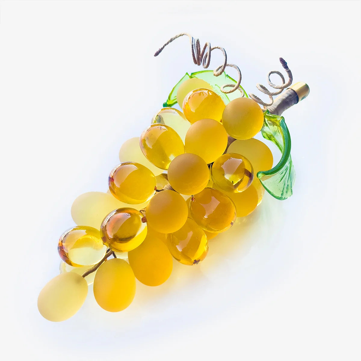 Murano Glass Grape Cluster, Large, Made in Italy