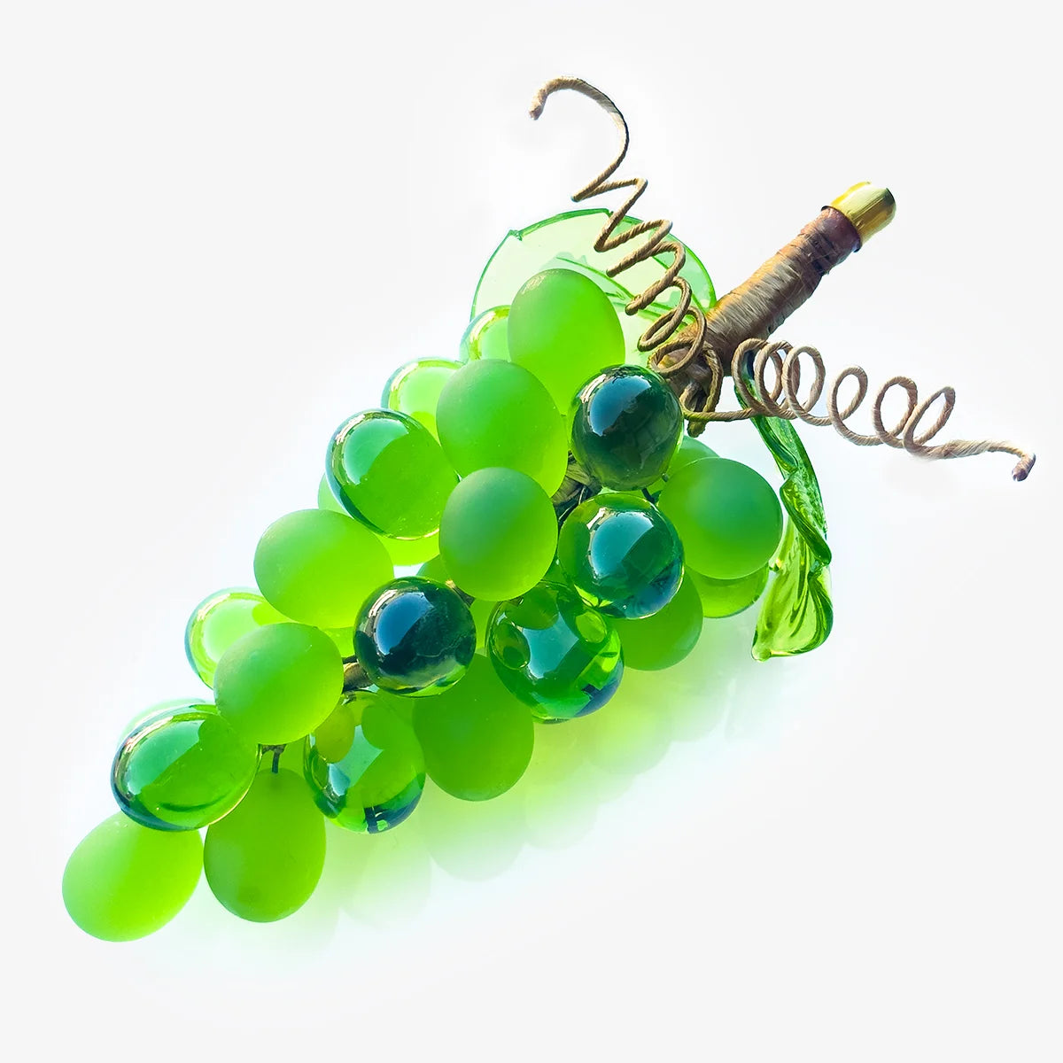 Murano Glass Grape Cluster, Large, Made in Italy
