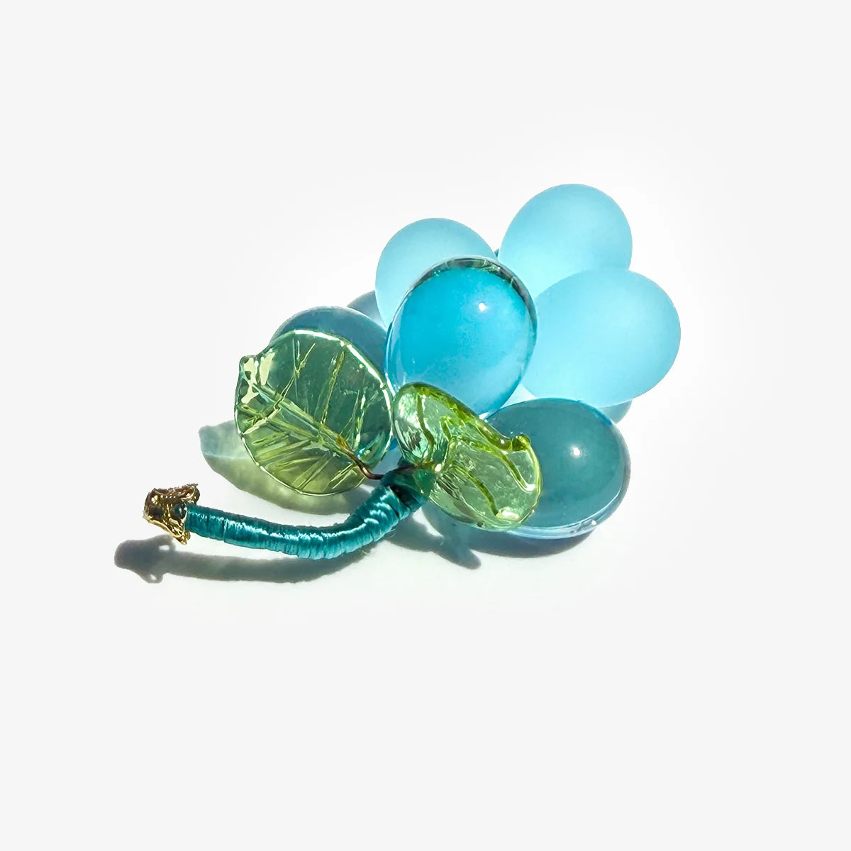 Murano Glass Solid Grape Cluster, Mini, Multiple Colors, Made in Italy