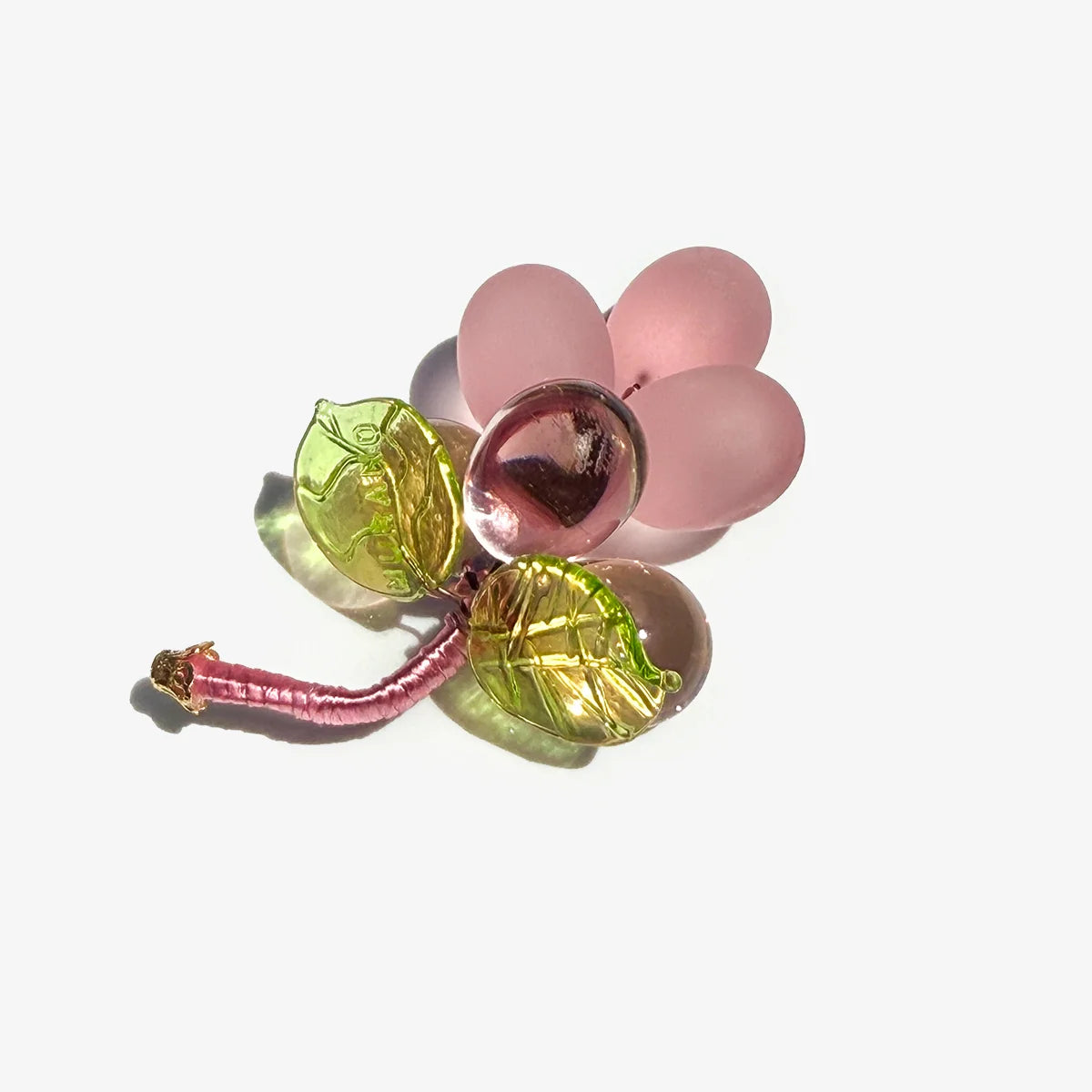 Murano Glass Solid Grape Cluster, Mini, Multiple Colors, Made in Italy