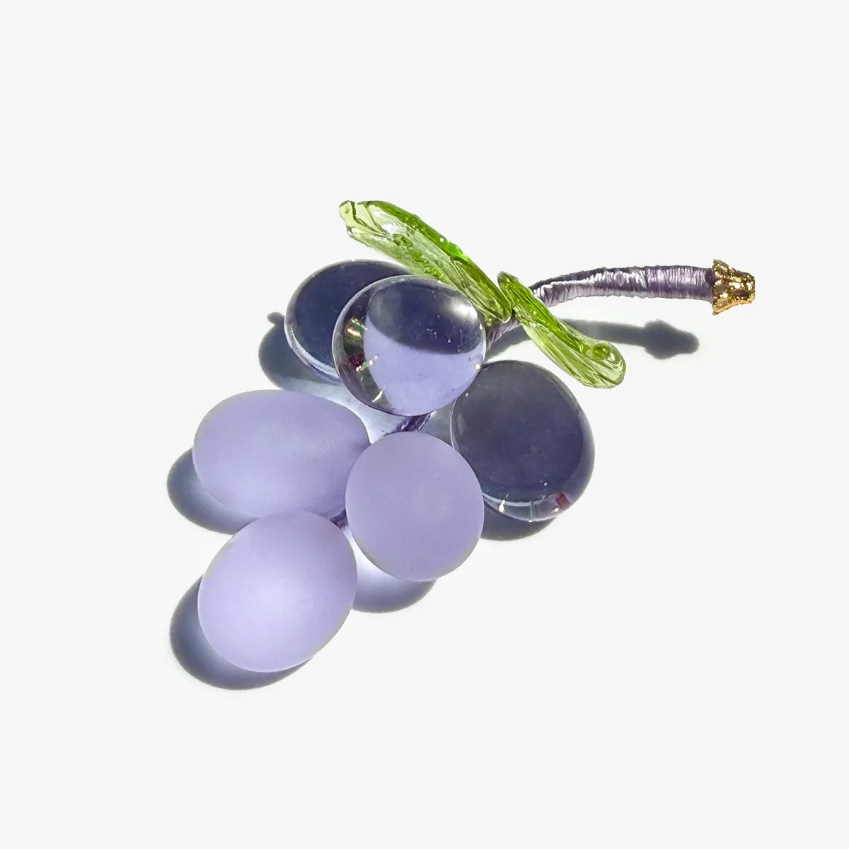 Murano Glass Solid Grape Cluster, Mini, Multiple Colors, Made in Italy