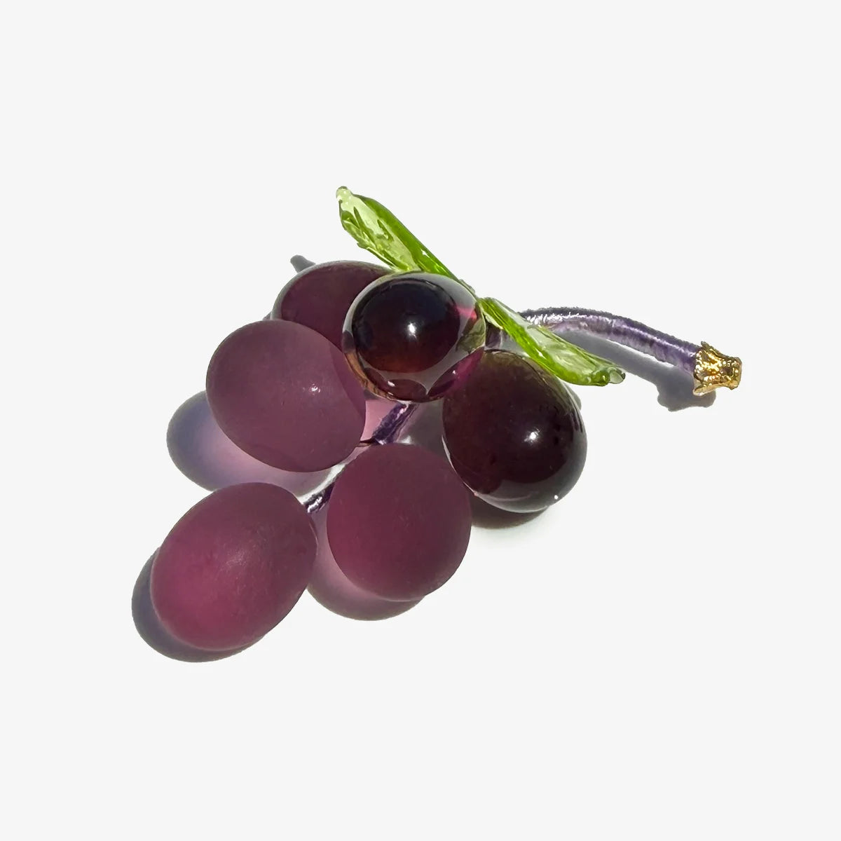Murano Glass Solid Grape Cluster, Mini, Multiple Colors, Made in Italy