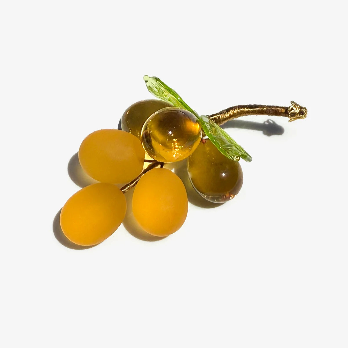 Murano Glass Solid Grape Cluster, Mini, Multiple Colors, Made in Italy