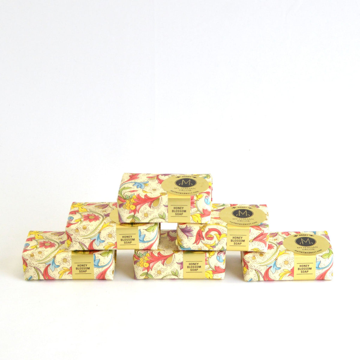 Honey Blossom Soap wrapped in Florentine Paper