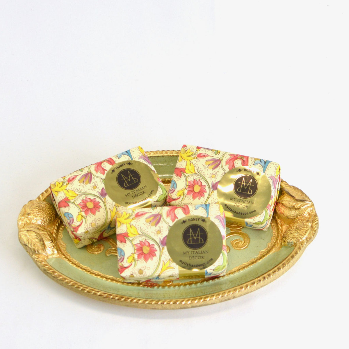 Honey Blossom Soap wrapped in Florentine Paper