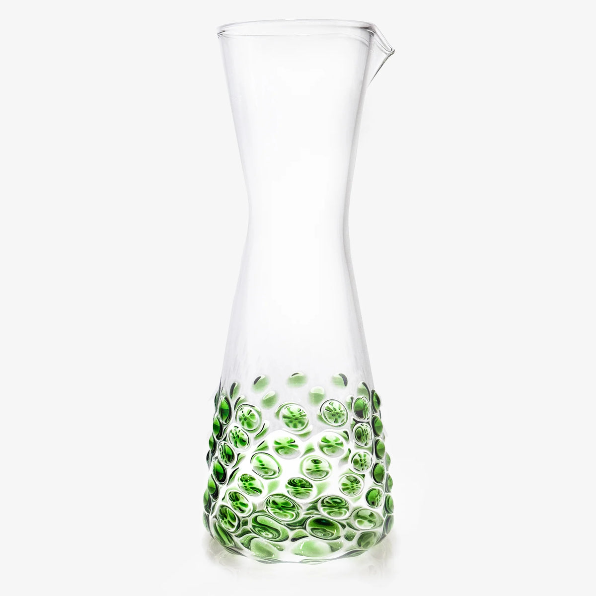 Dots Glass Carafe / Pitcher / Decanter - Made in Italy
