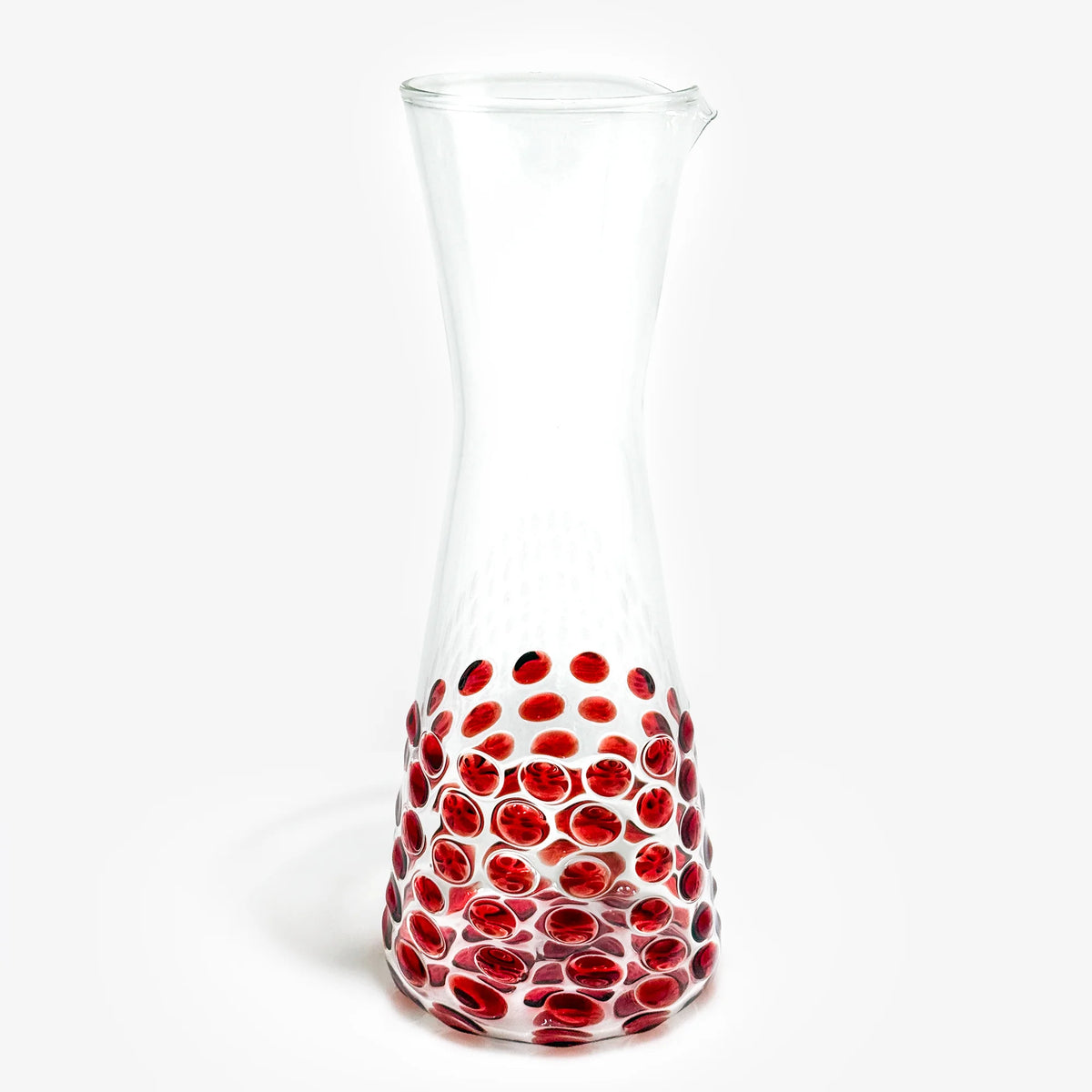 Dots Glass Carafe / Pitcher / Decanter - Made in Italy