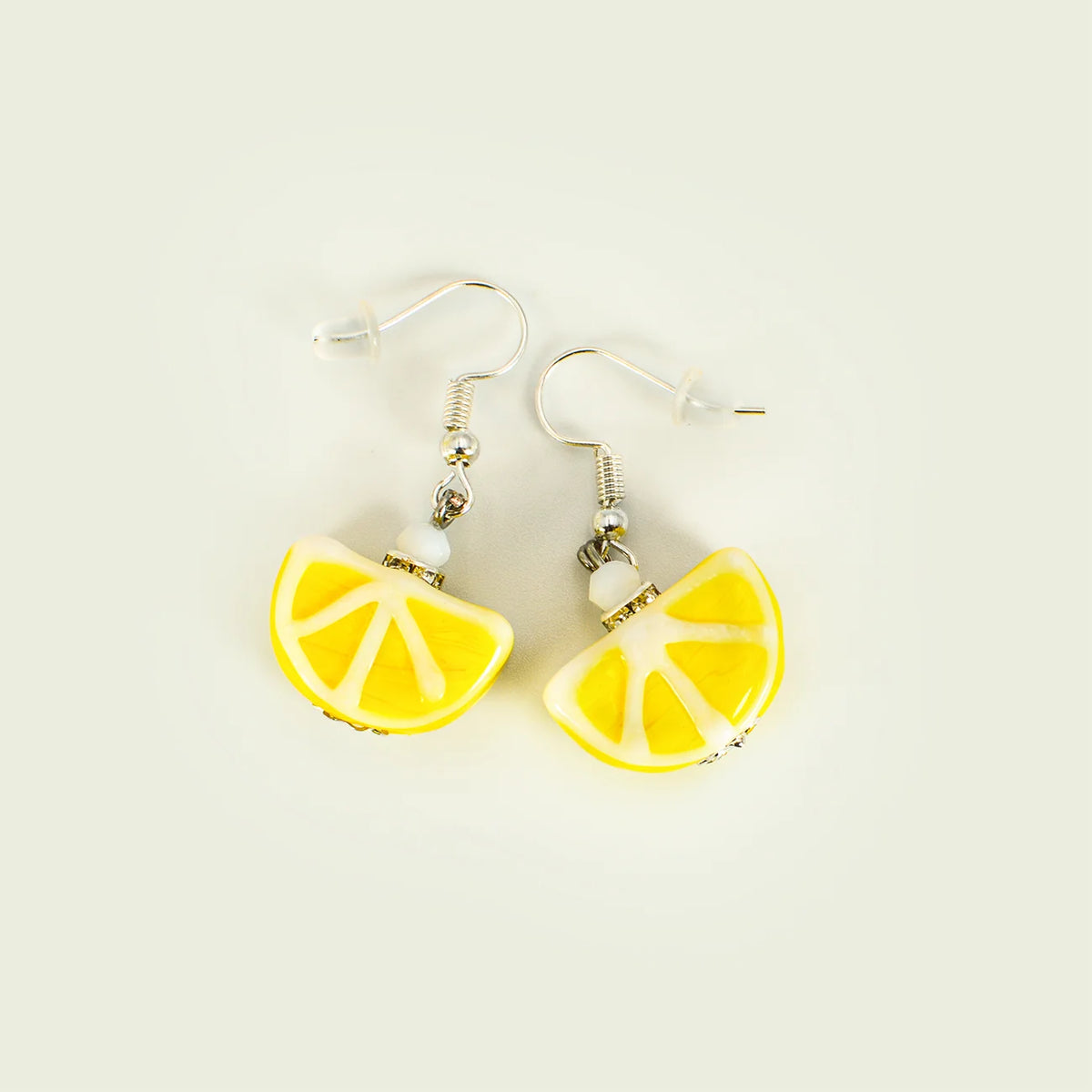 Lemon Fruit Bracelet - Earrings - Murano Glass Beads