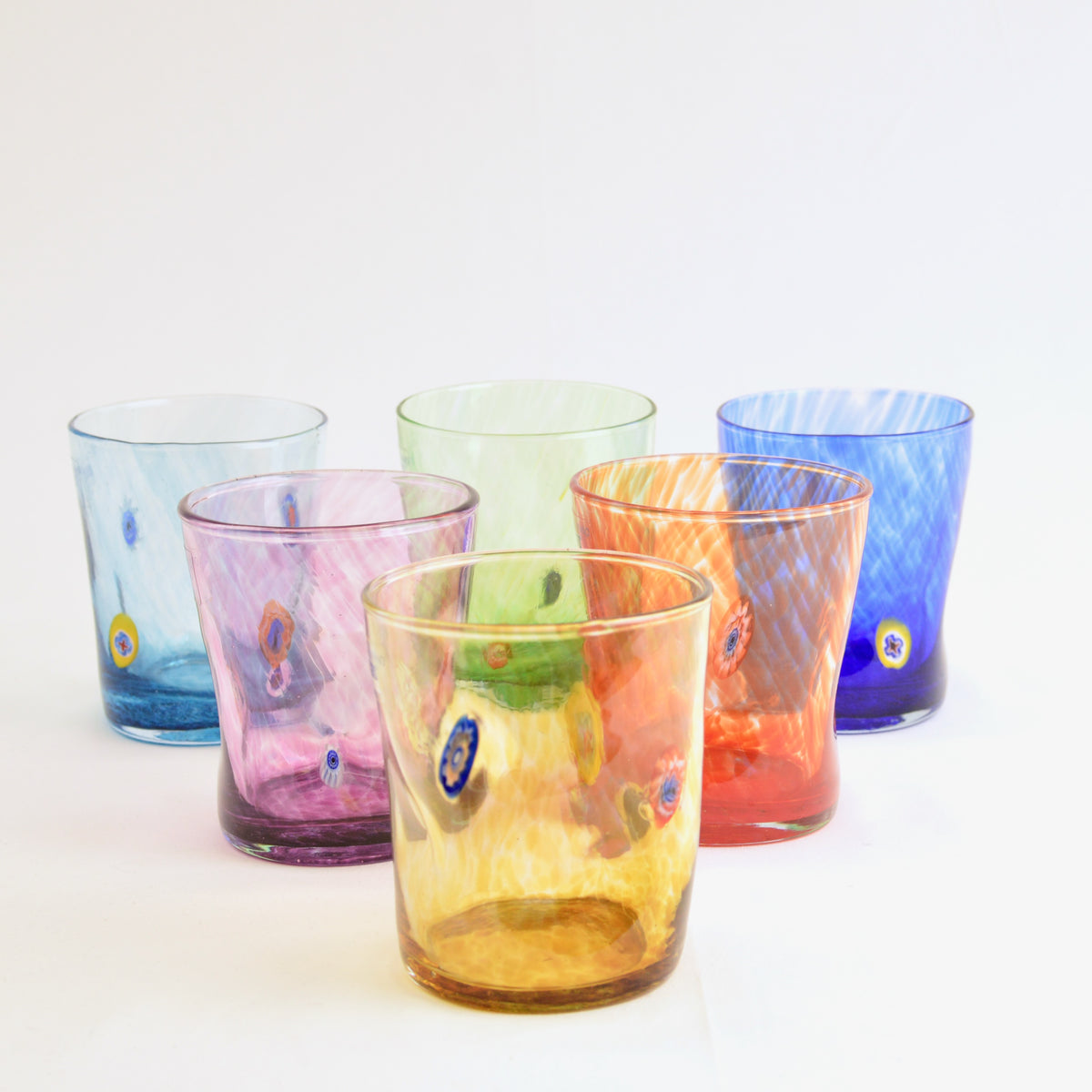 Liberty Italian Glass Tumblers, Set of 6