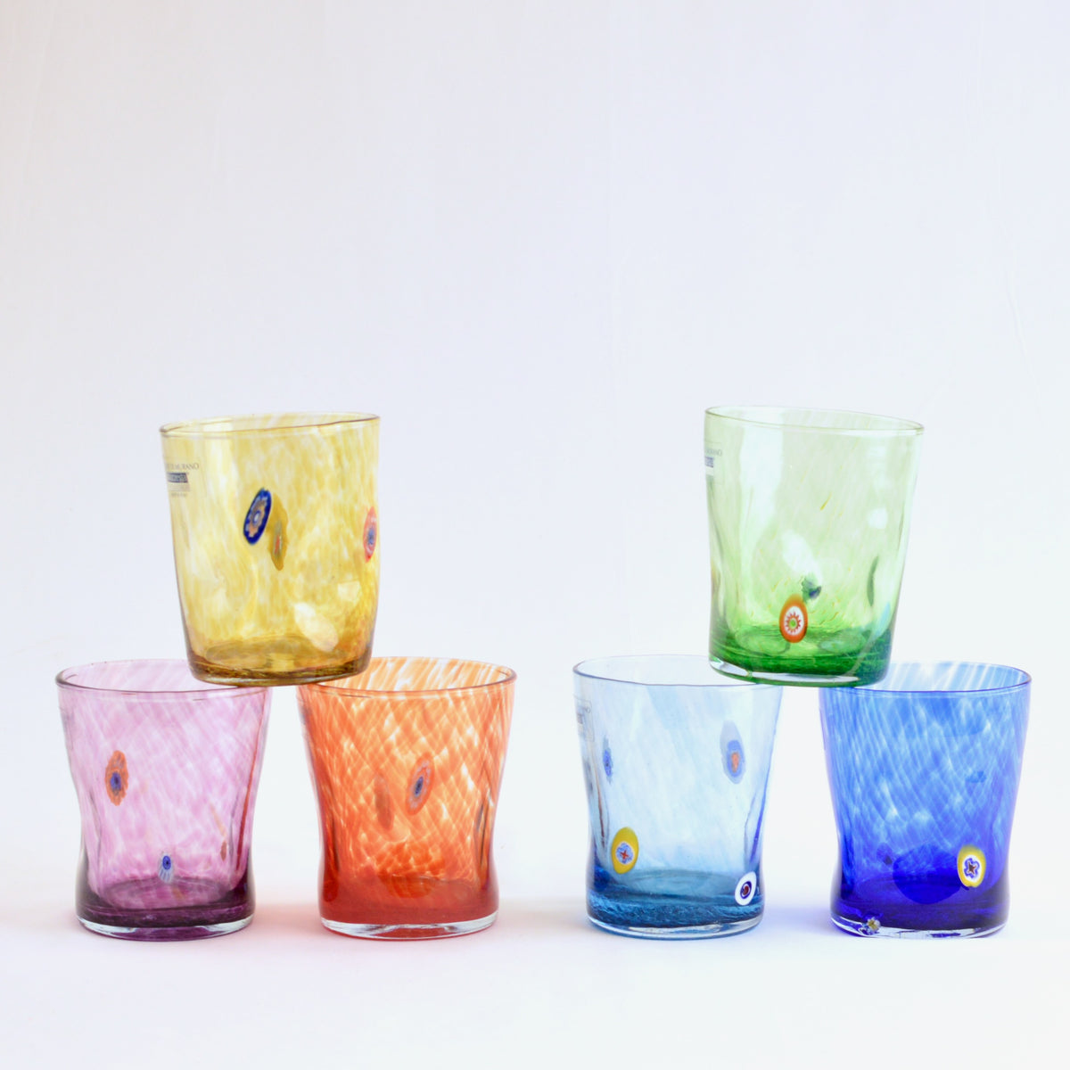 Liberty Italian Glass Tumblers, Set of 6