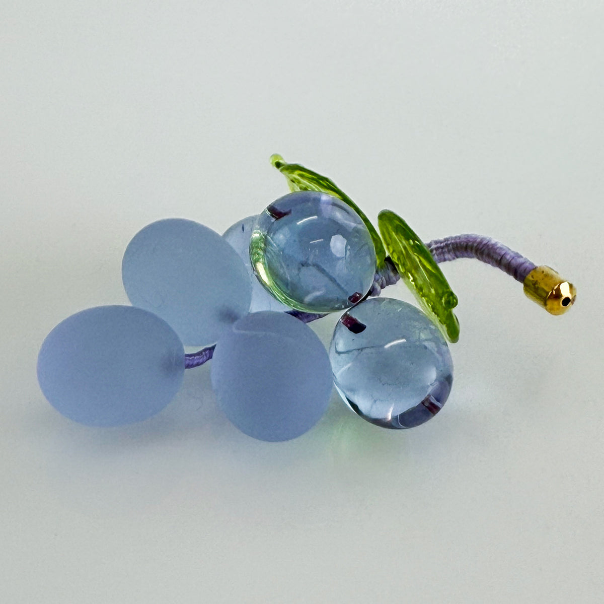 Murano Glass Solid Grape Cluster, Mini, Multiple Colors, Made in Italy