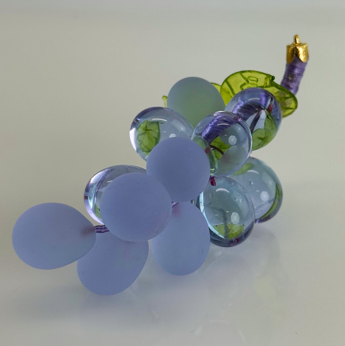 Murano Glass Solid Grape Cluster, Small, Multiple Colors, Made in Italy