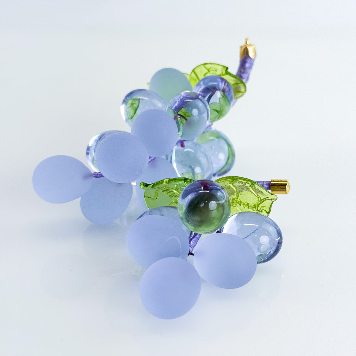 Murano Glass Solid Grape Cluster, Mini, Multiple Colors, Made in Italy