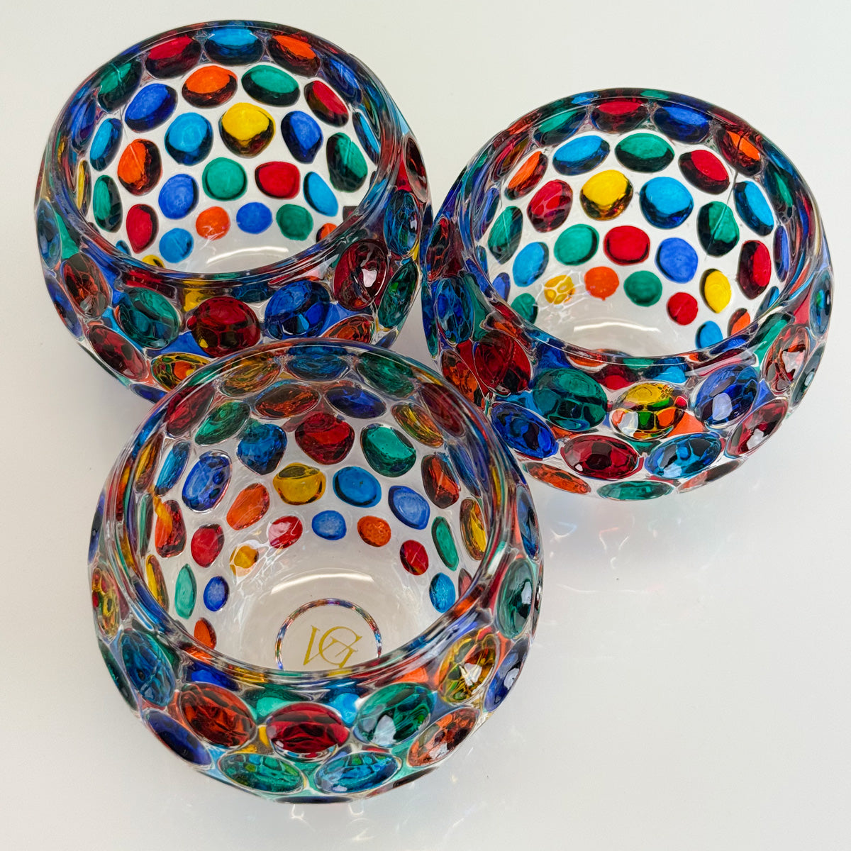 Votive Holder, Italian Crystal, Lisboa design, Made in Italy