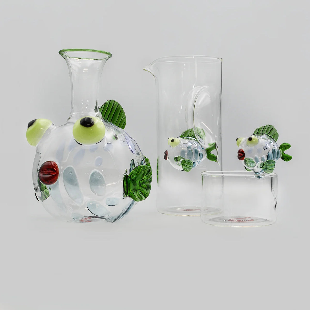 Massimo Lunardon, Molly Fish Collection, Pitcher, Carafe, and Bowl