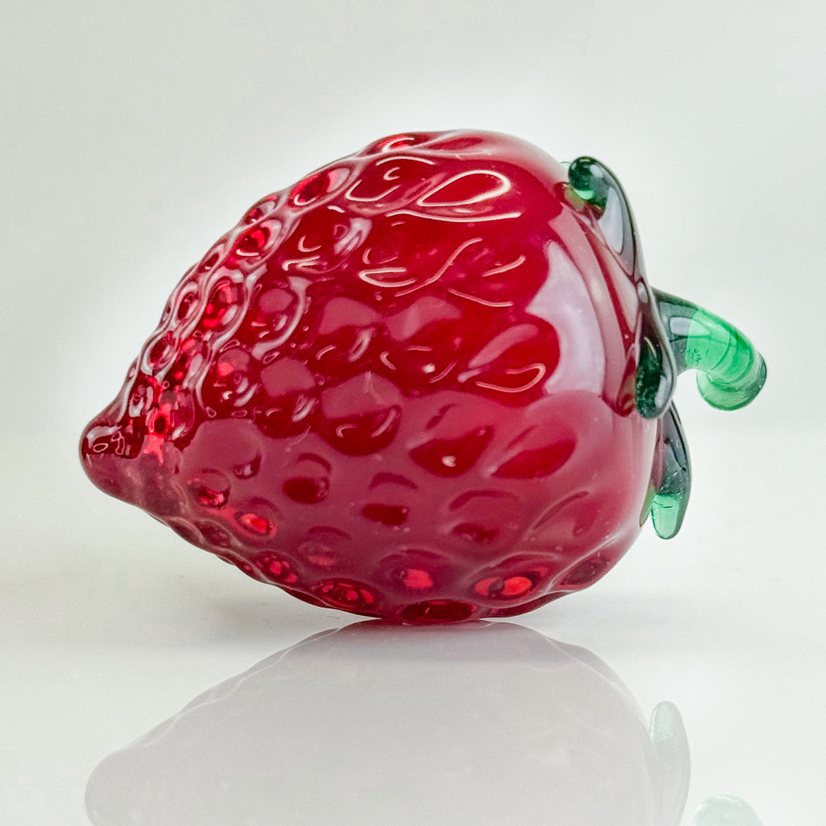 Murano Glass Berries, Strawberries, Set of 3 - My Italian Decor