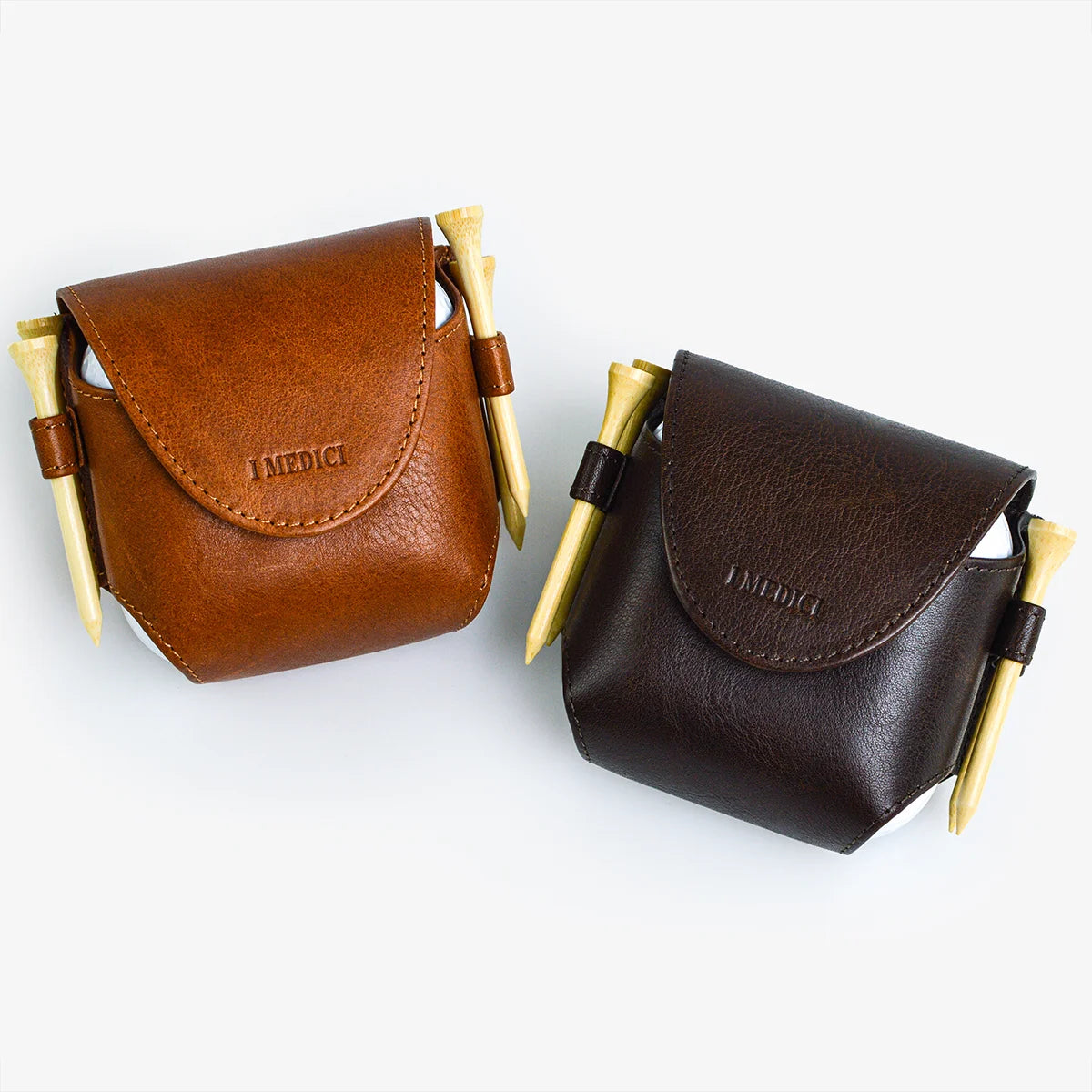 Leather Golf Ball Holder