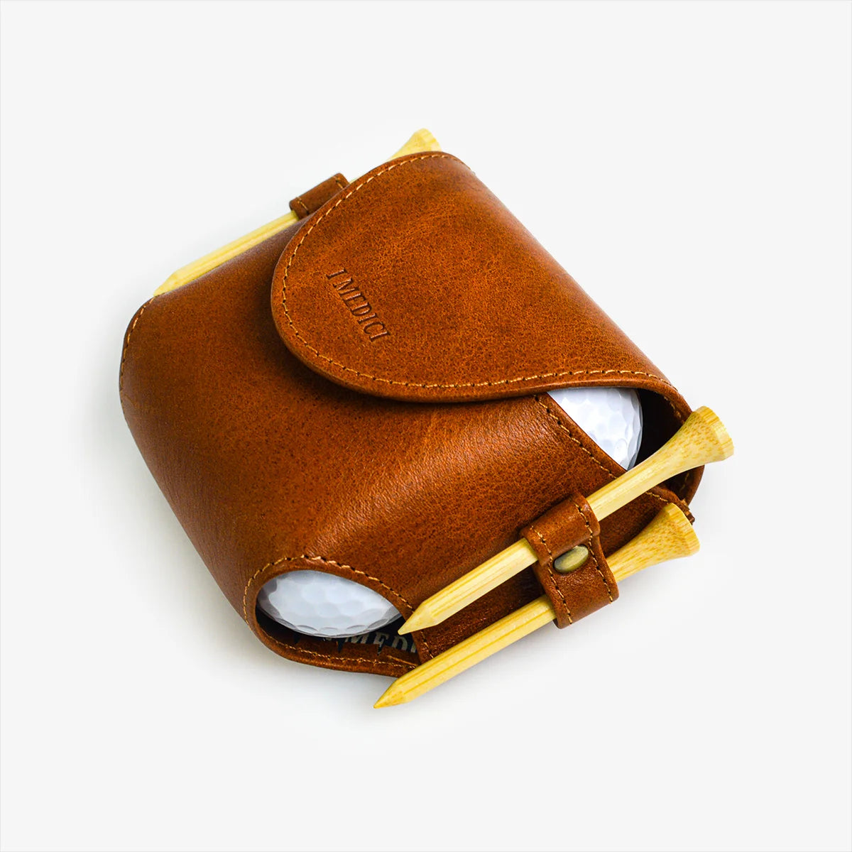 Leather Golf Ball Holder