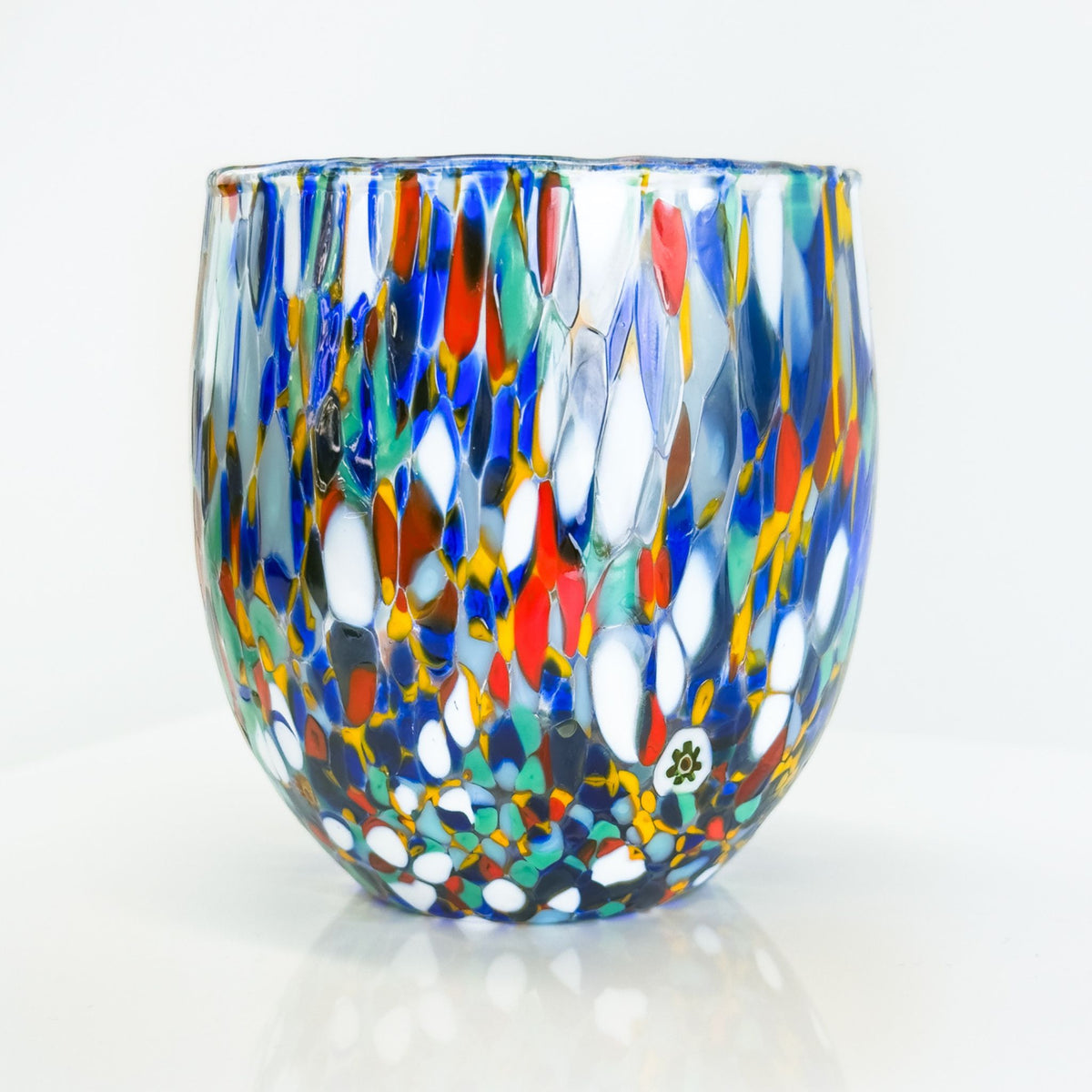 Confetti Drinking Glass Tumblers - Set of 2 - Made in Italy