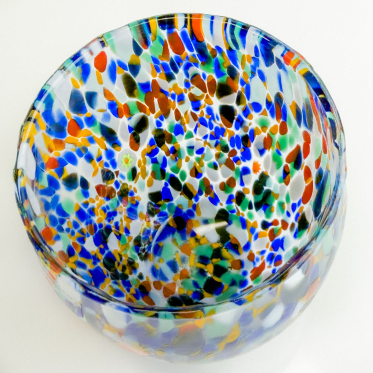 Confetti Drinking Glass Tumblers - Set of 2 - Made in Italy