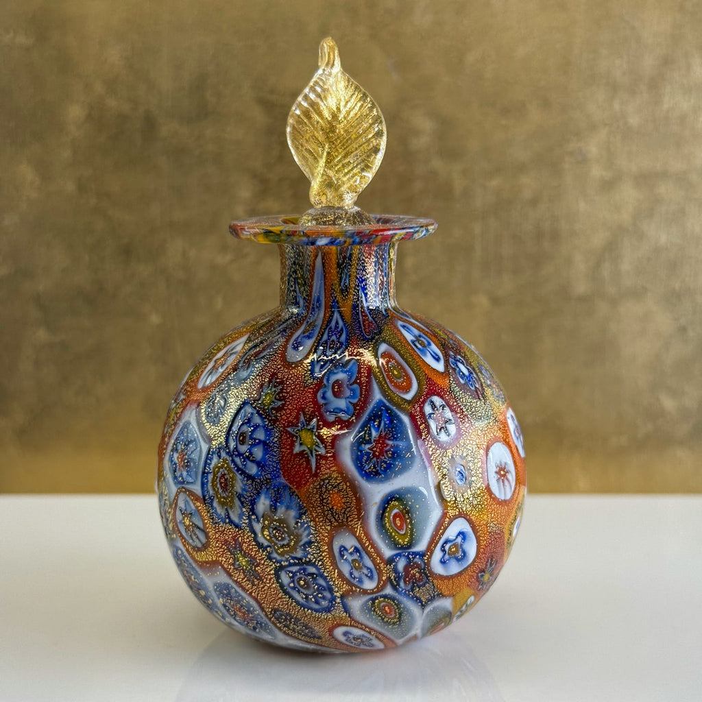 perfume bottle・MURANO，ミルフィオリ・イタリア製 perfume bottle・MURANO，ミルフィオリ・イタリア製