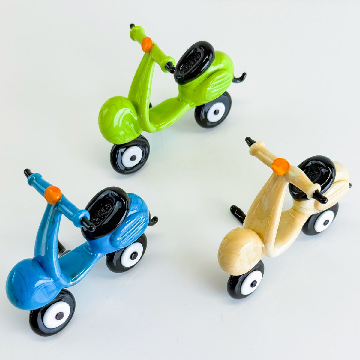 Italian Vespa Scooter Miniature Figurine, Made in Italy