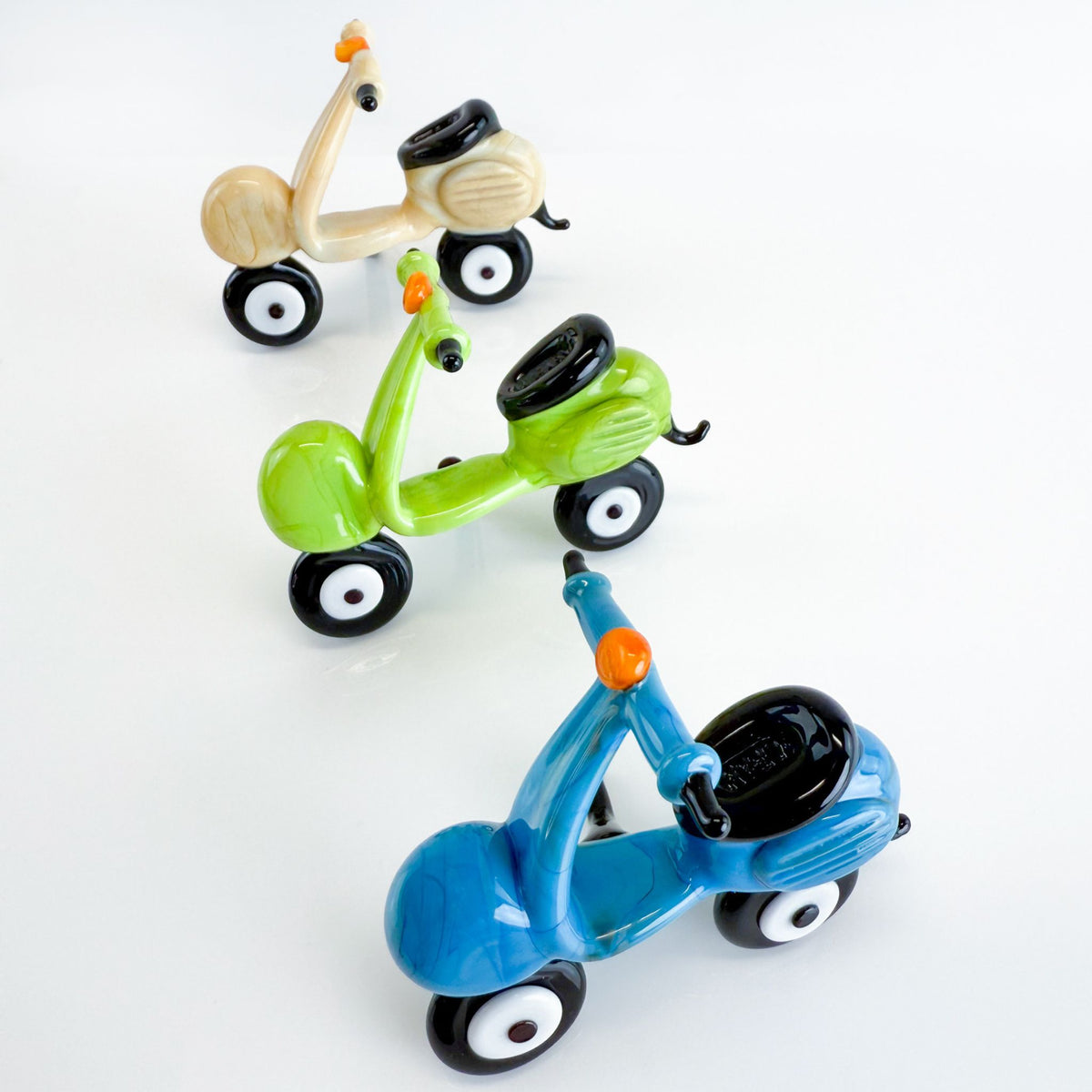 Italian Vespa Scooter Miniature Figurine, Made in Italy