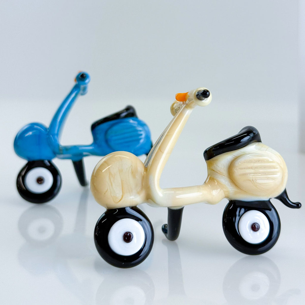 Italian Vespa Scooter Miniature Figurine, Made in Italy