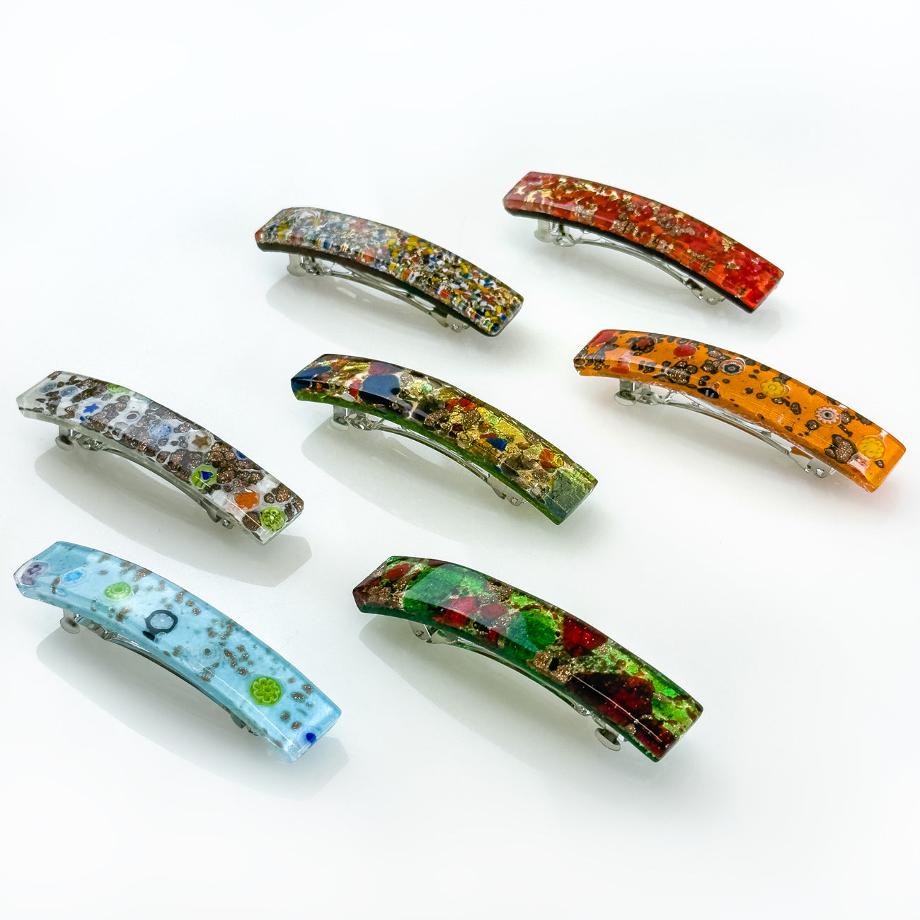 Murano Glass Hair Barrette - Hair Clip - My Italian Decor