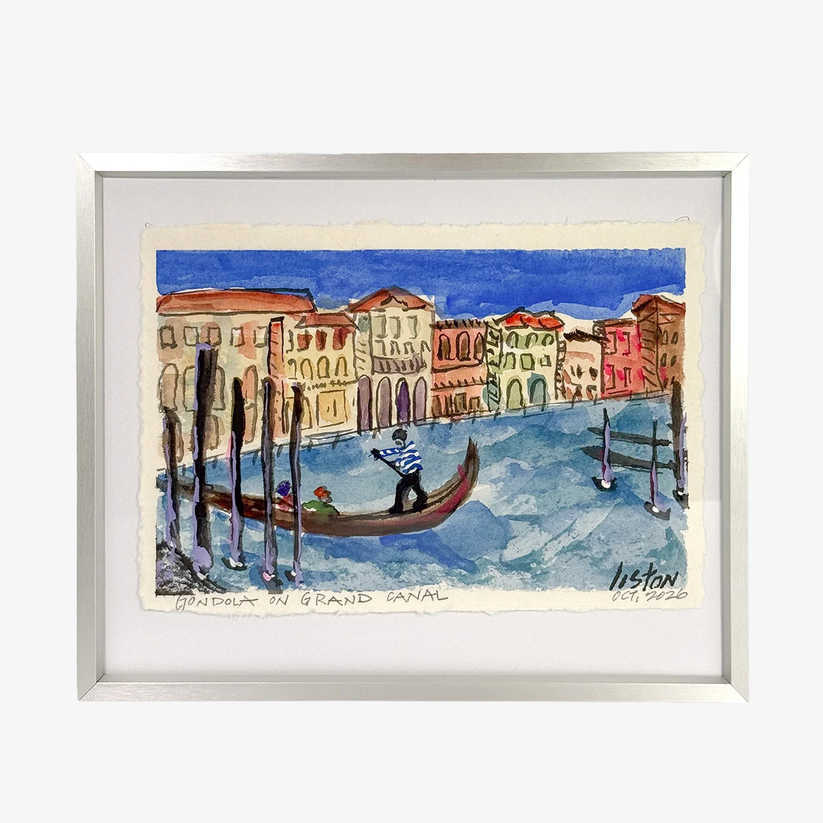 Nancy Liston original artwork featuring Italian landmarks, made to order by My Italian Decor