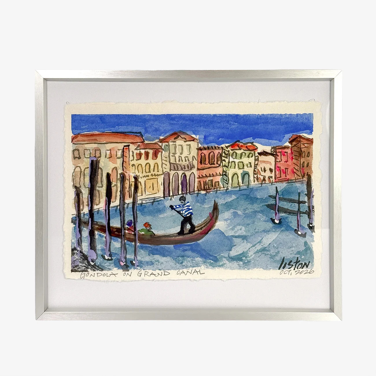 Nancy Liston original artwork featuring Italian landmarks, made to order by My Italian Decor