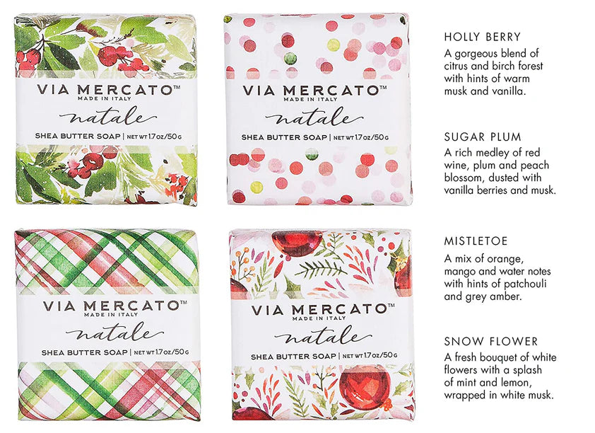 Via Mercato Soap Collection Gift Set - Natale