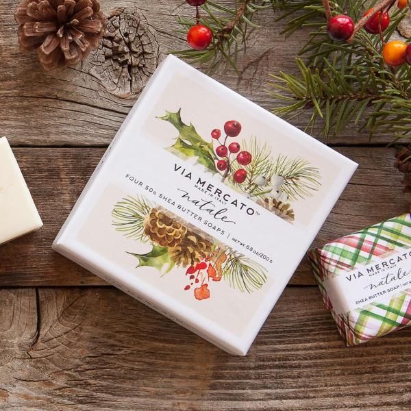 Via Mercato Soap Collection Gift Set - Natale