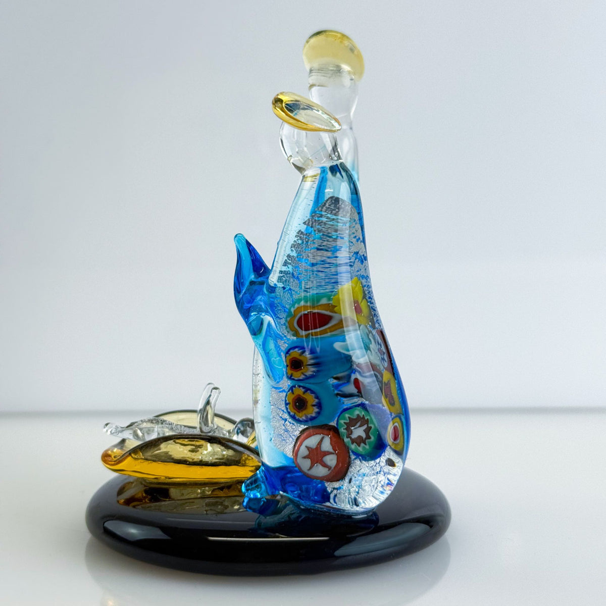 Murano Glass Nativity Figurine, Made in Italy