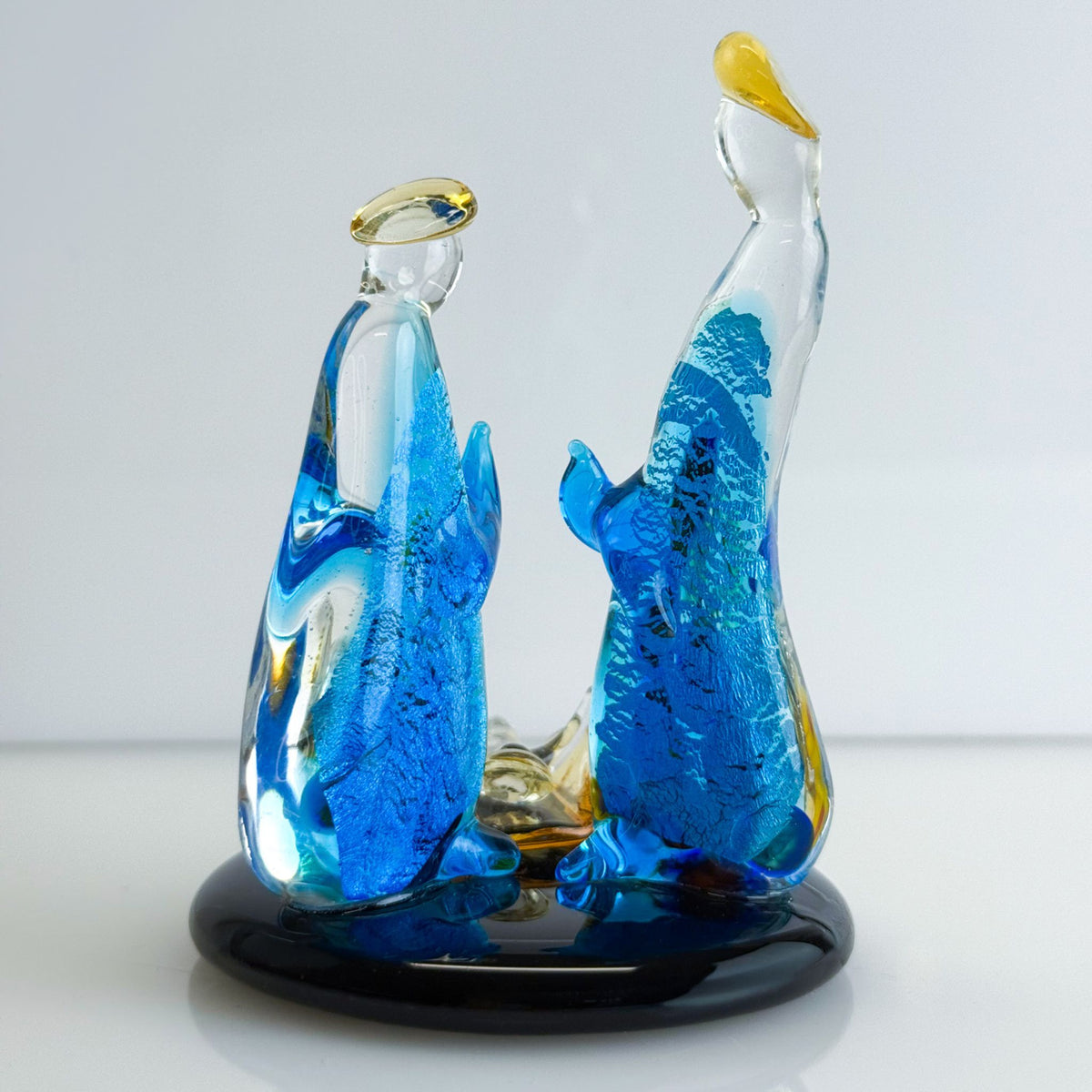 Murano Glass Nativity Figurine, Made in Italy