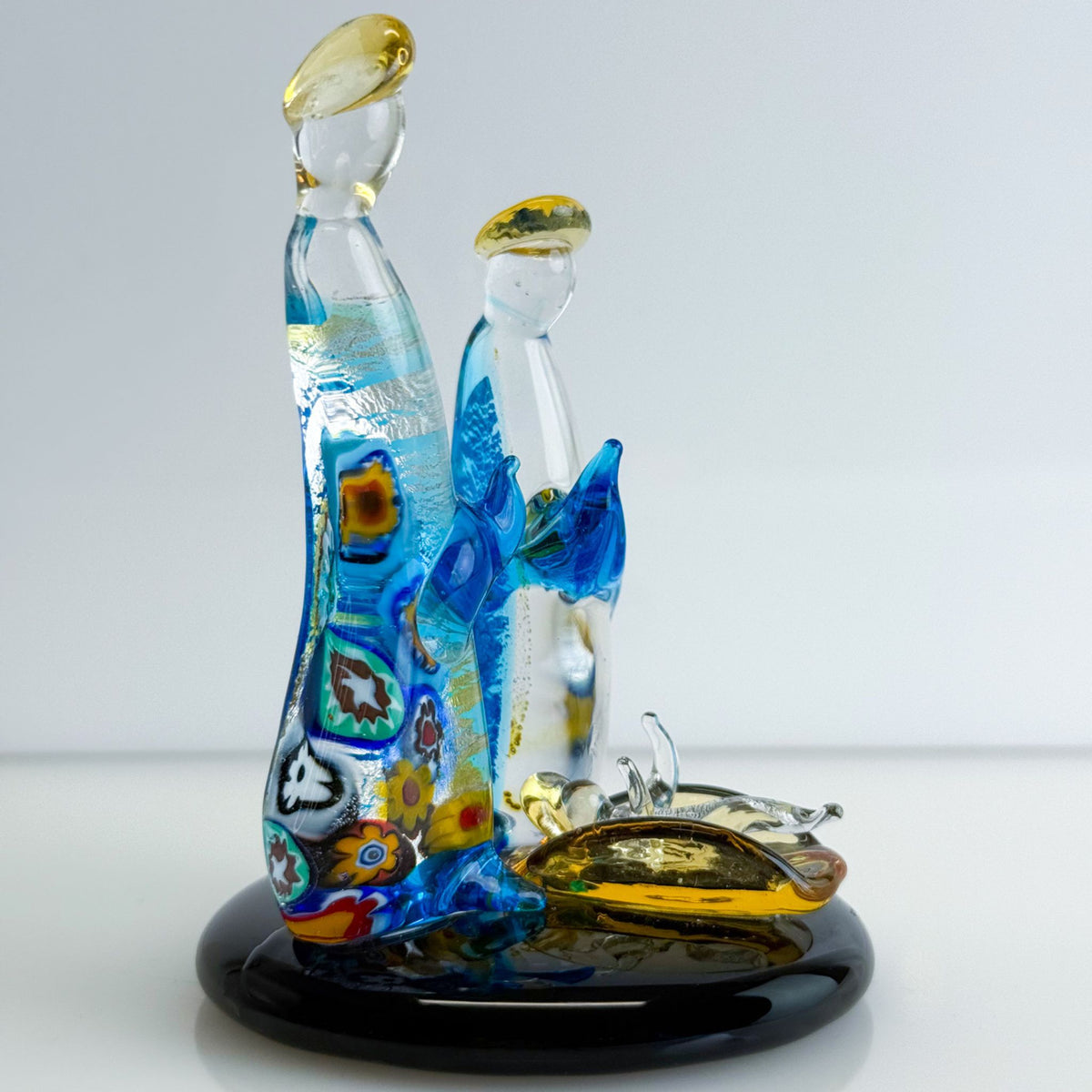 Murano Glass Nativity Figurine, Made in Italy