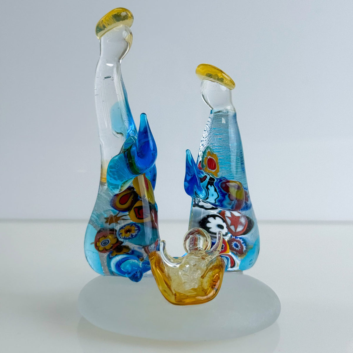 Murano Glass Nativity Figurine, Made in Italy