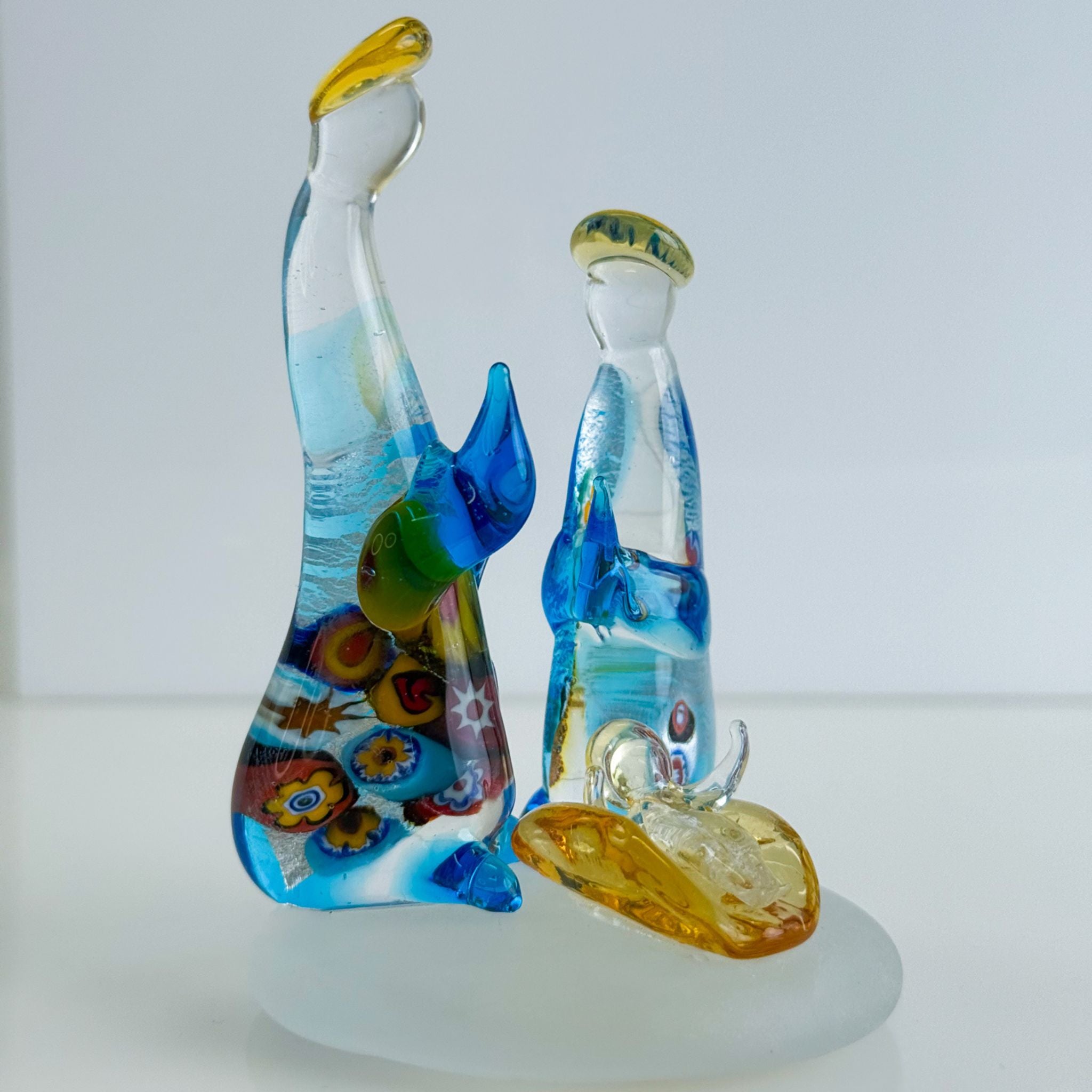 Murano Glass Nativity Figurine, Made in Italy - My Italian Decor