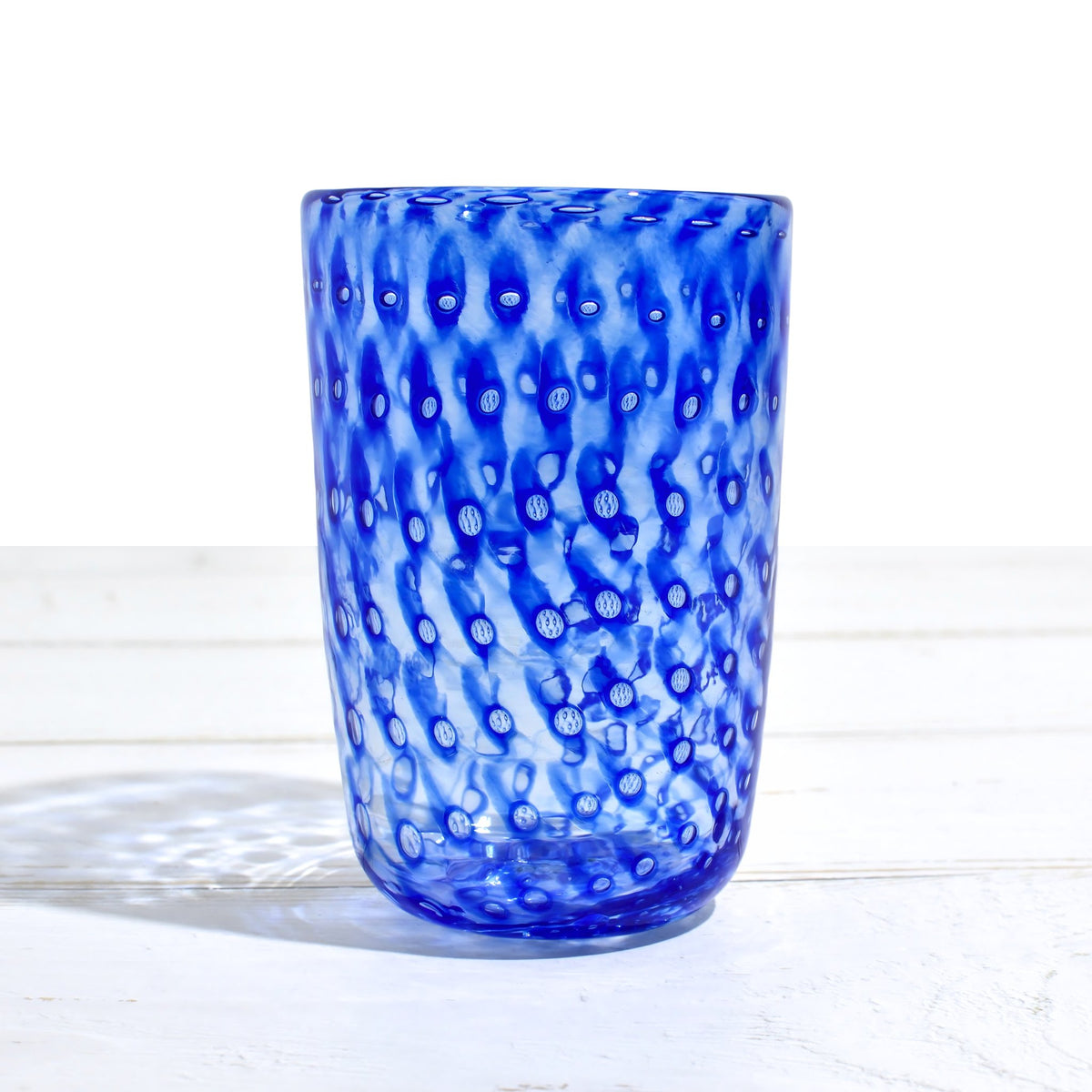 Ecco Murano Tumbler Drinking Glasses, Made in Italy