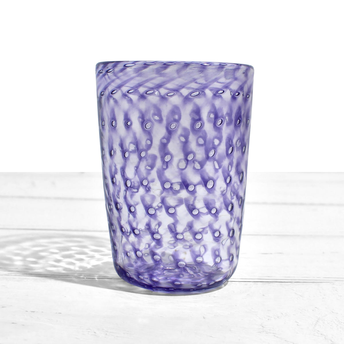 Ecco Murano Tumbler Drinking Glasses, Made in Italy