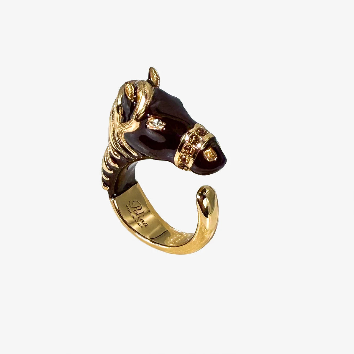 Italian enamel horse jewelry set by My Italian Decor
