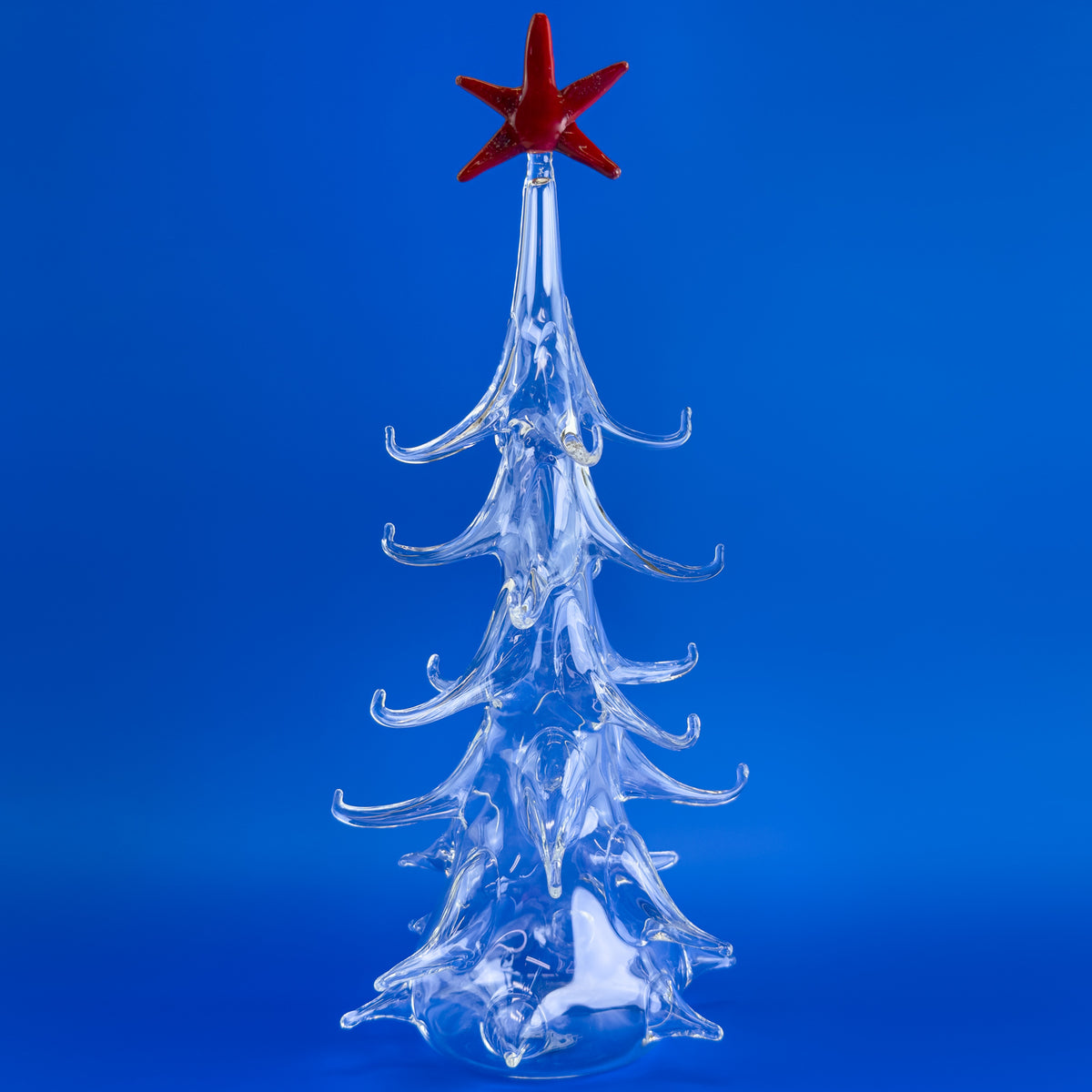 Blown Glass Christmas Tree with Ornaments, Made in Italy - My Italian Decor