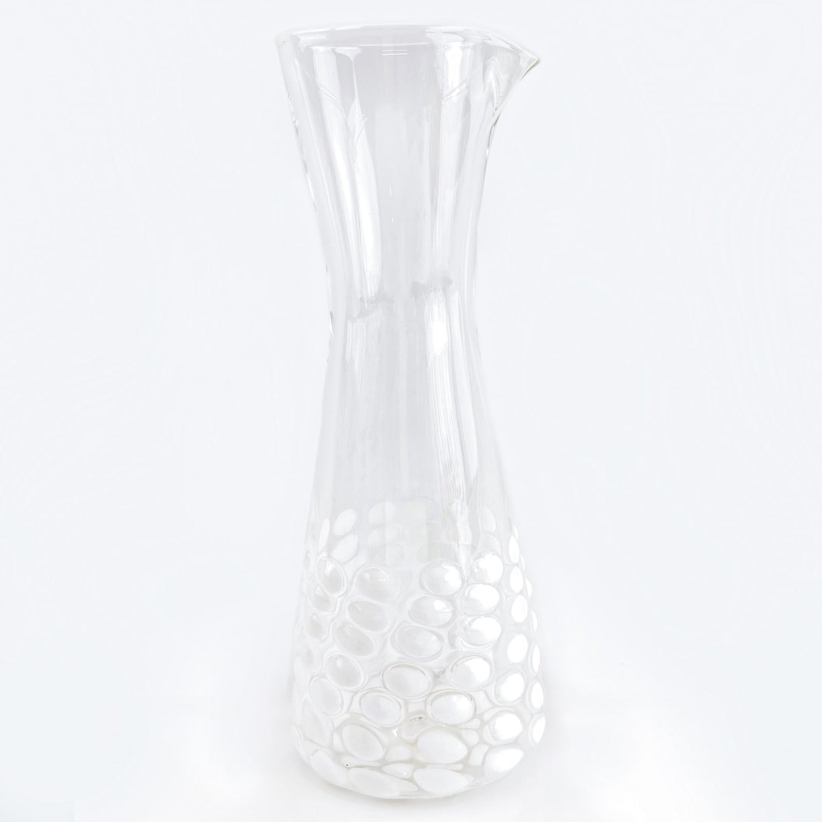 Dots Glass Carafe / Pitcher / Decanter - Made in Italy
