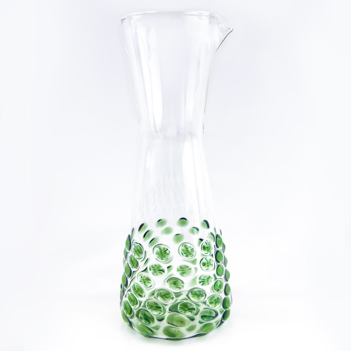Dots Glass Carafe / Pitcher / Decanter - Made in Italy