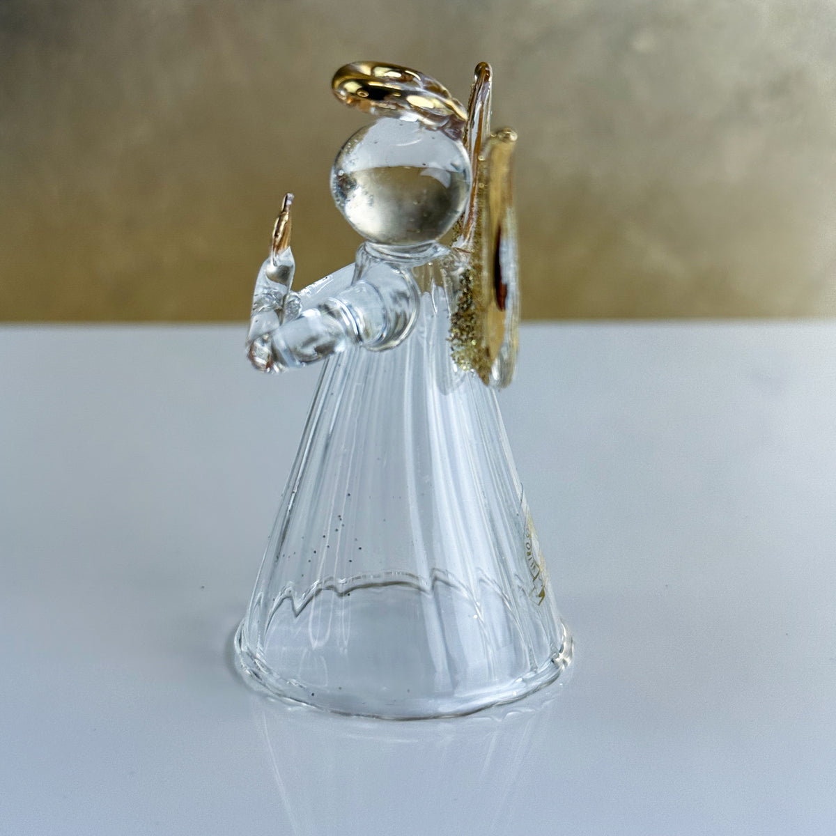 Blown Glass Angel Ornaments Figurines, Set of 4, Made in Italy - My Italian Decor