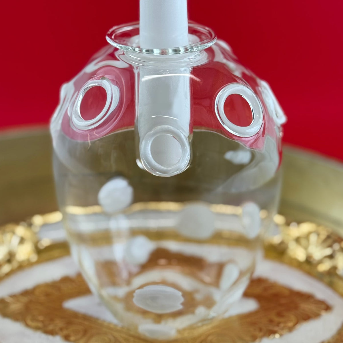 Clear Glass Candleholder / Flower Vase, Made in Italy - My Italian Decor