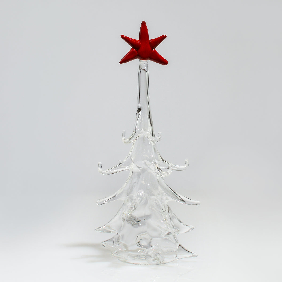Blown Glass Christmas Tree with Ornaments, Made in Italy